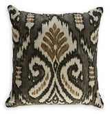 Kaidney Ivory/Gray/Gold Pillow (Set of 4) (Online Special Price) - Ornate Home