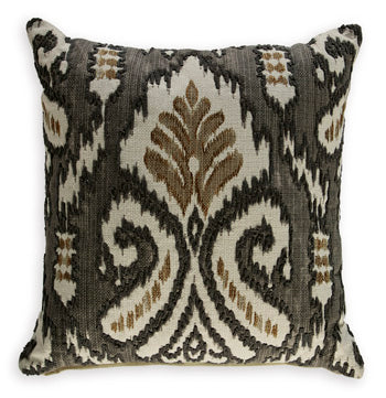 Kaidney Ivory/Gray/Gold Pillow (Set of 4) (Online Special Price) - Ornate Home