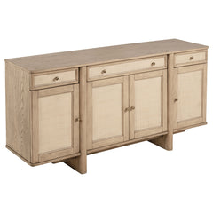 Kailani Beige Oak 10-piece Dining Room Set - Ornate Home