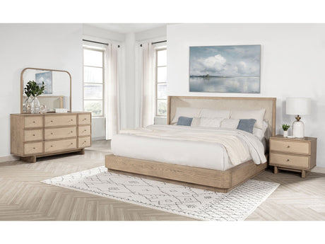 Kailani Beige Oak 4-piece Queen Bedroom Set - Ornate Home
