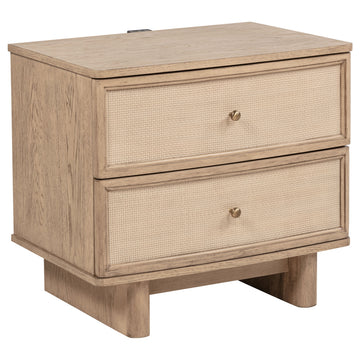 Kailani Beige Oak 5-piece Eastern King Bedroom Set - Ornate Home