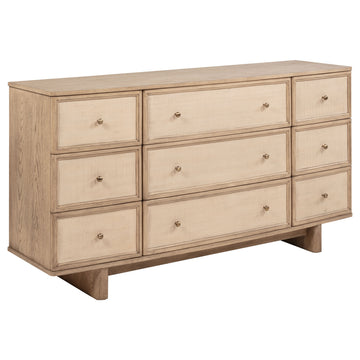 Kailani Beige Oak 5-piece Eastern King Bedroom Set - Ornate Home