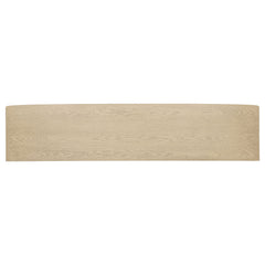 Kailani Beige Oak 79-inch 4-door Cane TV Stand Media Console - Ornate Home