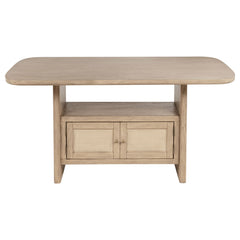 Kailani Beige Oak 8-piece Counter Height Dining Room Set - Ornate Home