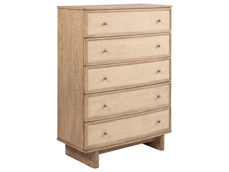 Kailani Beige Oak Chest - Ornate Home
