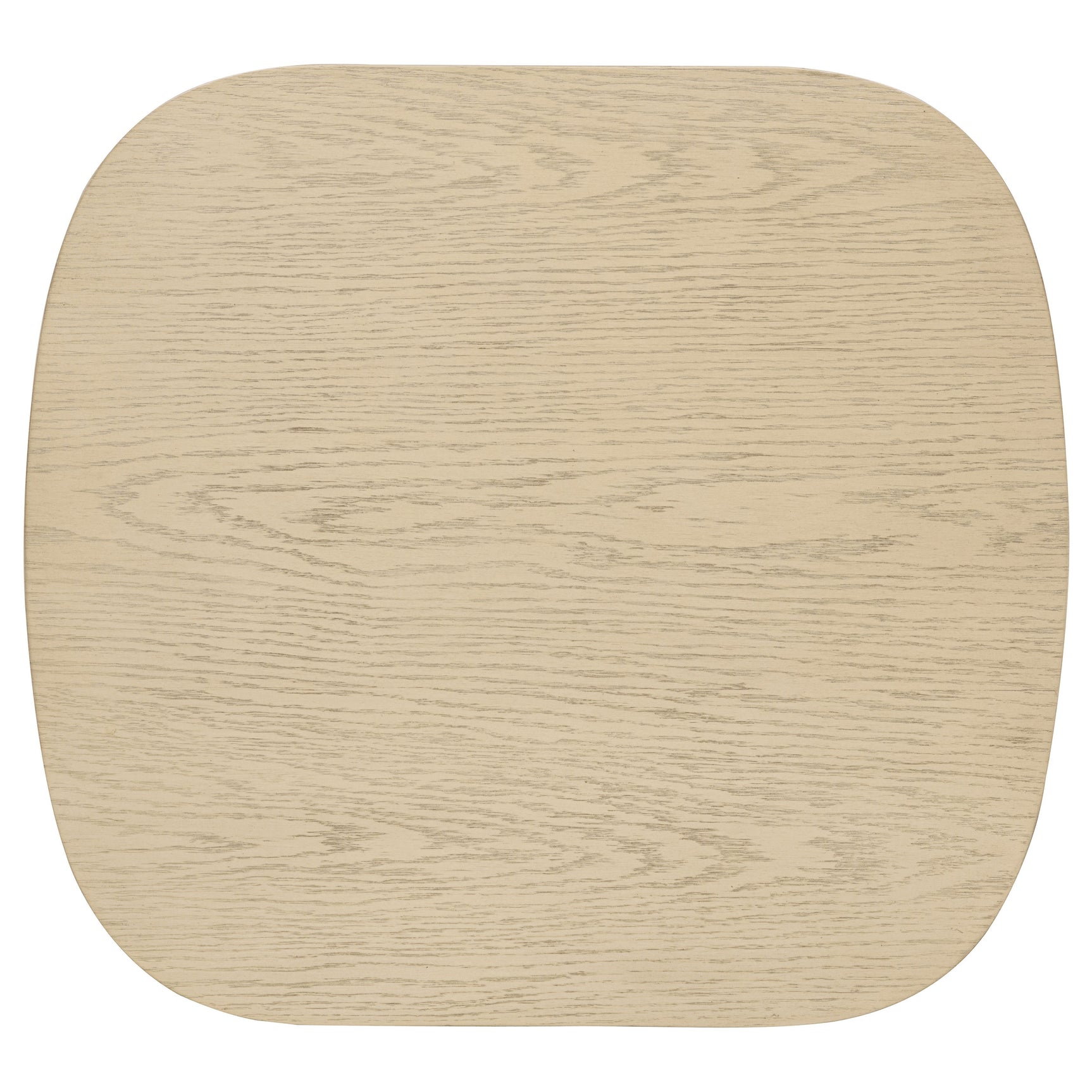 Kailani Beige Oak Coastal Square End Side Table with Shelf - Ornate Home