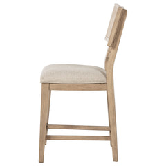 Kailani Beige Oak Counter Height Chair (Set of 2) - Ornate Home