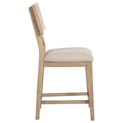 Kailani Beige Oak Counter Height Chair (Set of 2) - Ornate Home