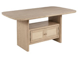 Kailani Beige Oak Counter Height Dining Table - Ornate Home