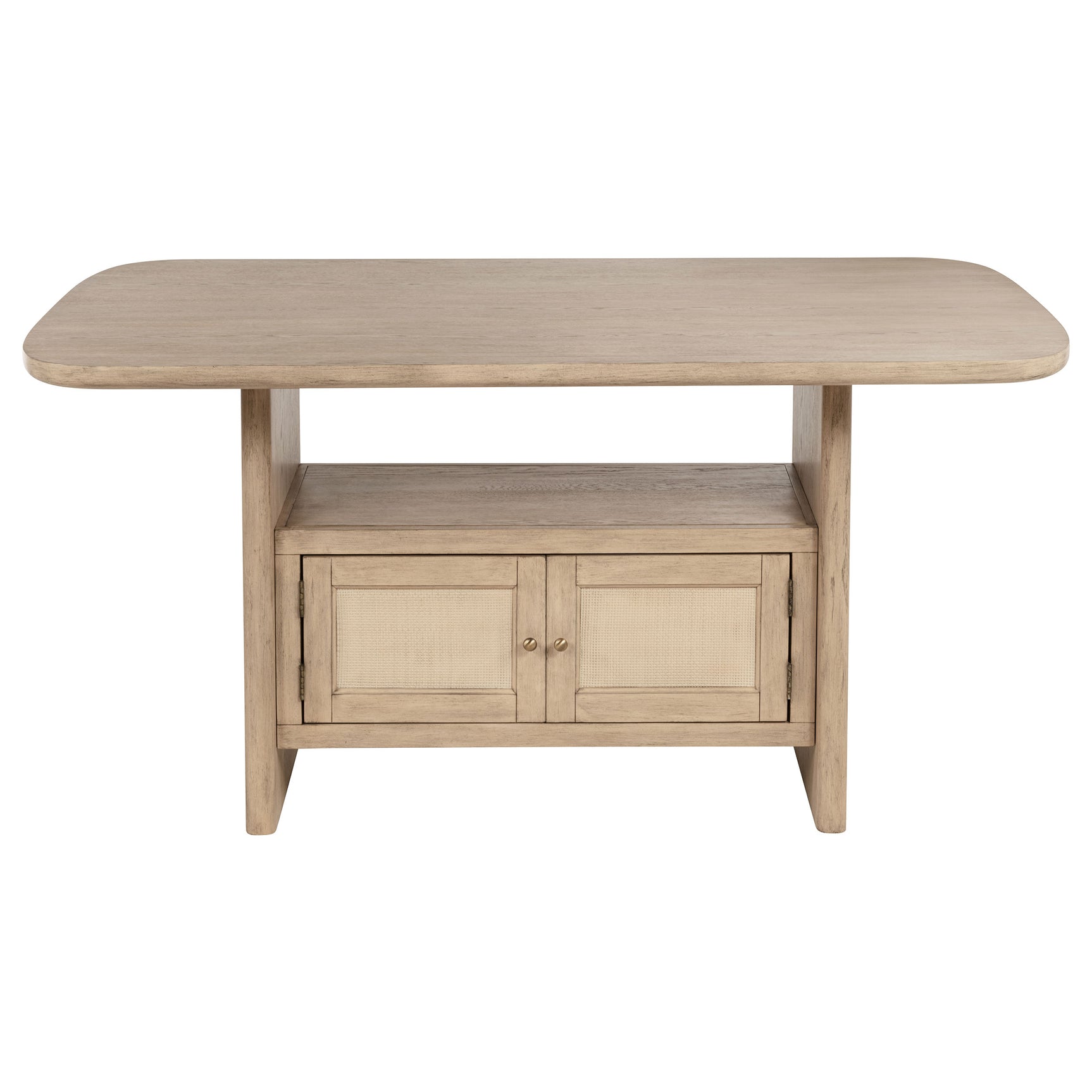 Kailani Beige Oak Counter Height Dining Table - Ornate Home