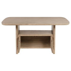 Kailani Beige Oak Counter Height Dining Table - Ornate Home