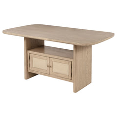 Kailani Beige Oak Counter Height Dining Table - Ornate Home
