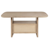 Kailani Beige Oak Counter Height Dining Table - Ornate Home