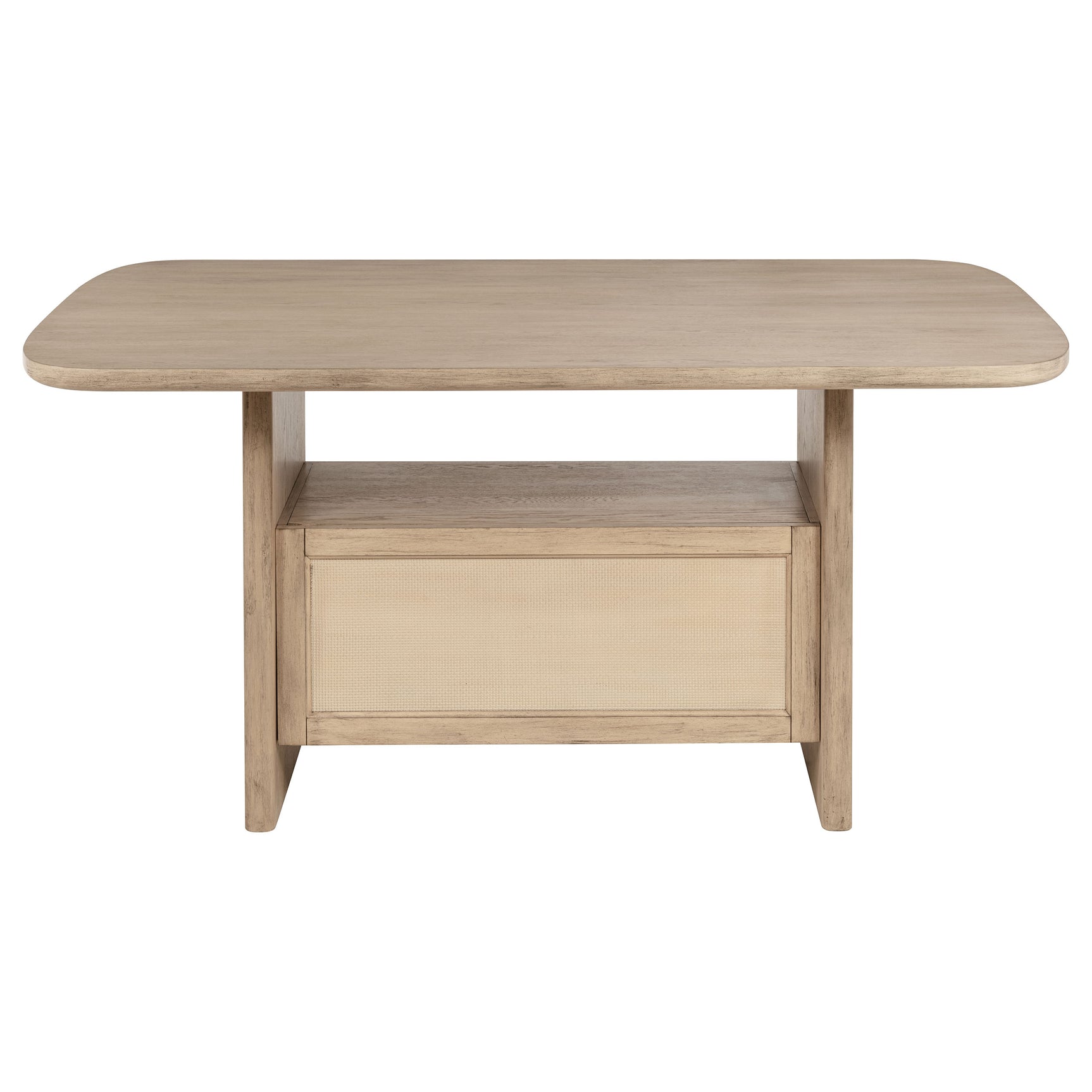 Kailani Beige Oak Counter Height Dining Table - Ornate Home