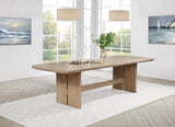 Kailani Beige Oak Dining Room Table - Ornate Home