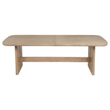Kailani Beige Oak Dining Room Table - Ornate Home