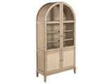 Kailani Beige Oak Display Cabinet - Ornate Home