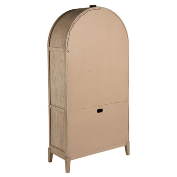 Kailani Beige Oak Display Cabinet - Ornate Home