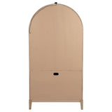 Kailani Beige Oak Display Cabinet - Ornate Home