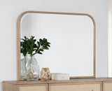 Kailani Beige Oak Dresser Mirror - Ornate Home
