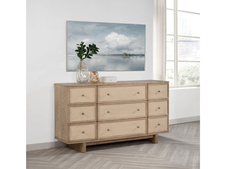 Kailani Beige Oak Dresser - Ornate Home