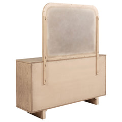 Kailani Beige Oak Dresser and Mirror - Ornate Home