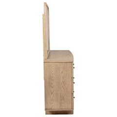 Kailani Beige Oak Dresser and Mirror - Ornate Home