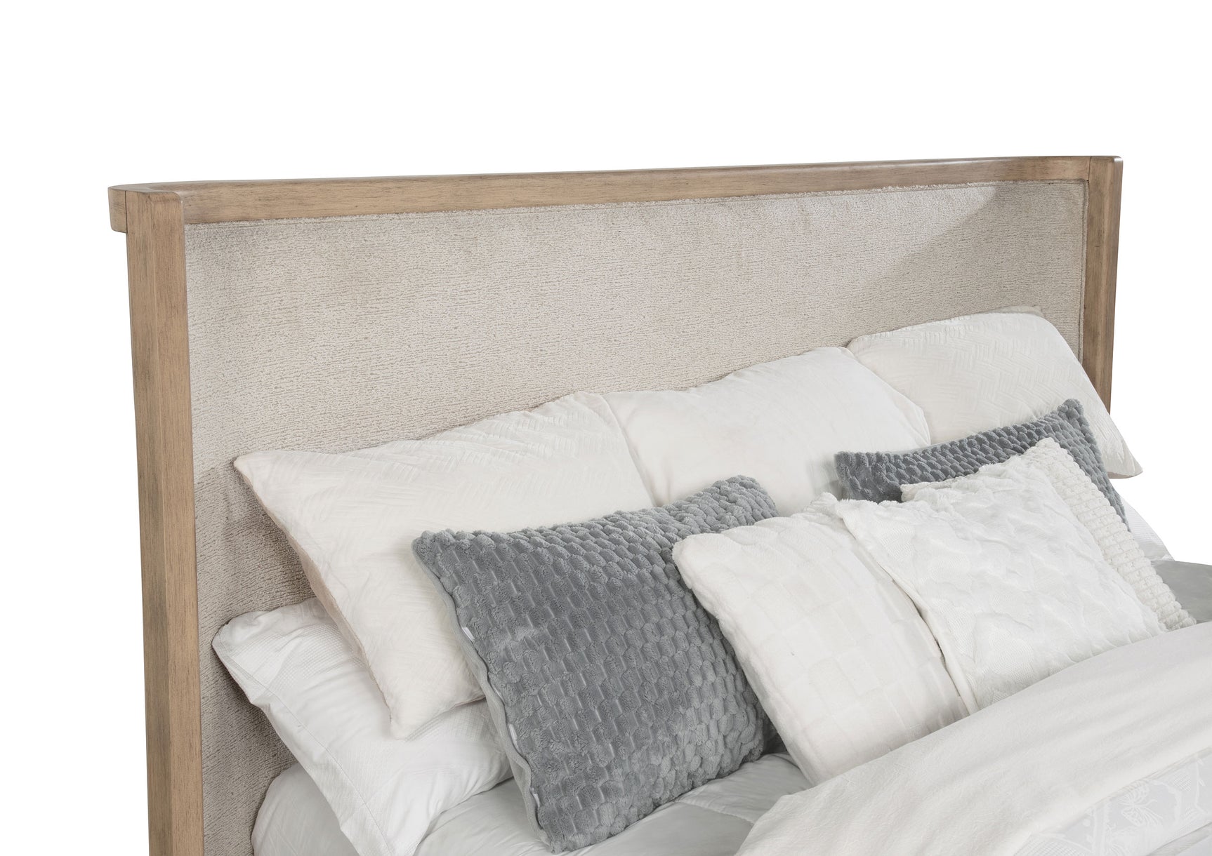 Kailani Beige Oak  Queen Panel Bed - Ornate Home