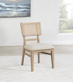 Kailani Beige Oak Side Chair (Set of 2) - Ornate Home