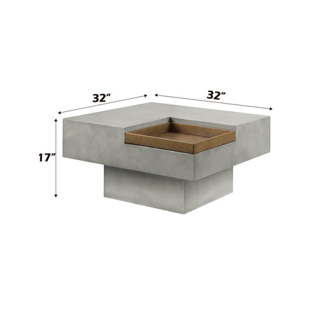 Kailano Gray Coffee Table - Ornate Home