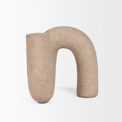 Kailas Beige Resin Textured Sandstone Decorative Object - Ornate Home