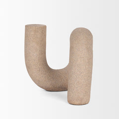 Kailas Beige Resin Textured Sandstone Decorative Object - Ornate Home