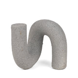 Kailas Gray Resin Textured Concrete Decorative Object - Ornate Home