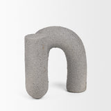 Kailas Gray Resin Textured Concrete Decorative Object - Ornate Home