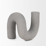 Kailas Gray Resin Textured Concrete Decorative Object - Ornate Home