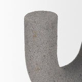 Kailas Gray Resin Textured Concrete Decorative Object - Ornate Home