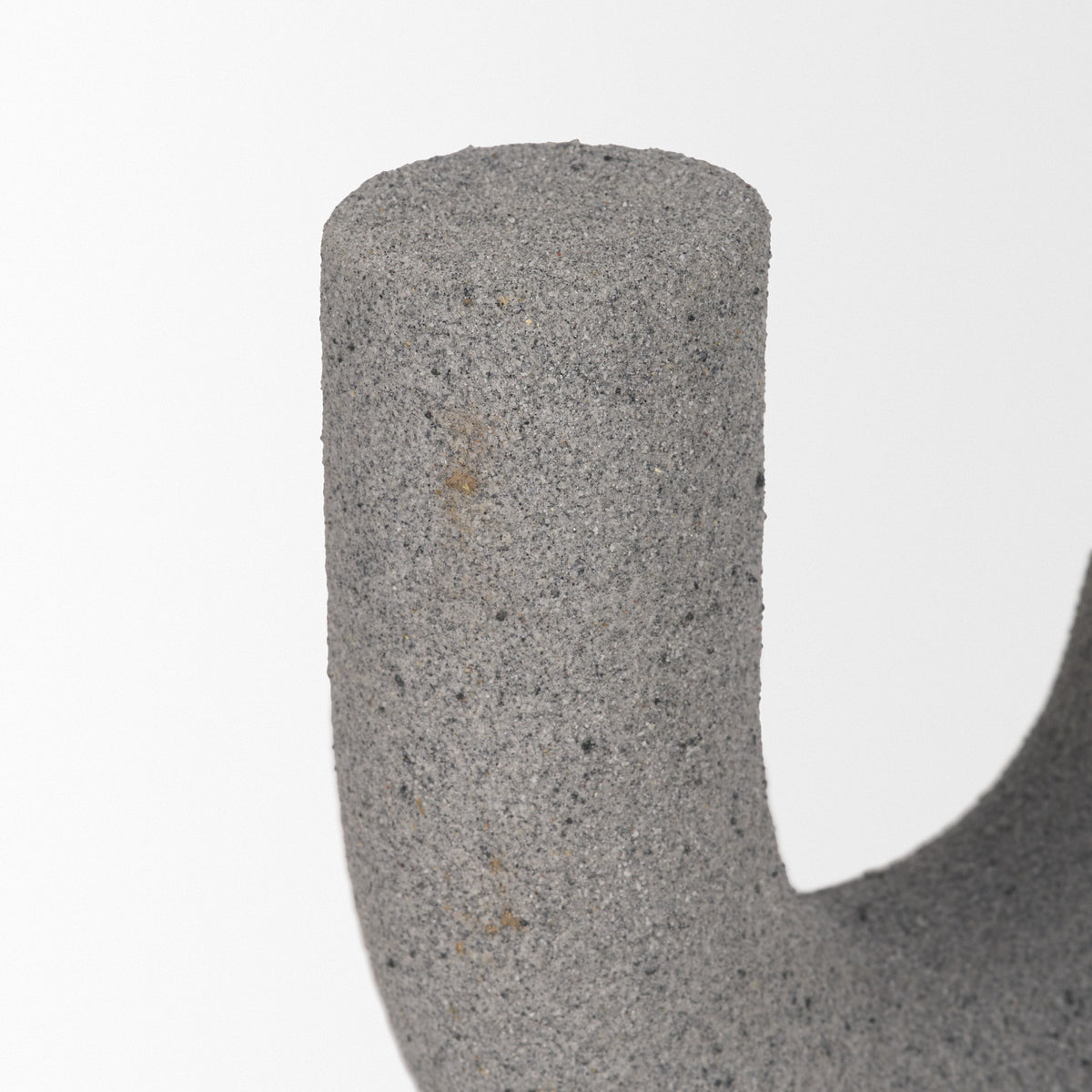 Kailas Gray Resin Textured Concrete Decorative Object - Ornate Home