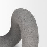 Kailas Gray Resin Textured Concrete Decorative Object - Ornate Home