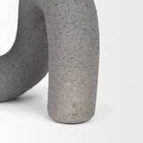 Kailas Gray Resin Textured Concrete Decorative Object - Ornate Home