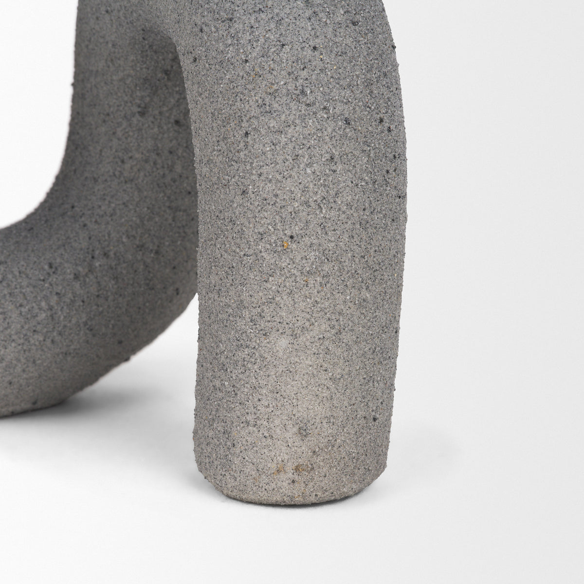 Kailas Gray Resin Textured Concrete Decorative Object - Ornate Home