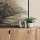 Kailas Gray Resin Textured Concrete Decorative Object - Ornate Home