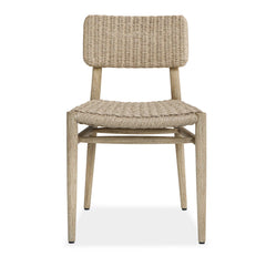 Kailua Gray Outdoor Wicker Dining Chair - Ornate Home