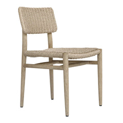 Kailua Gray Outdoor Wicker Dining Chair - Ornate Home