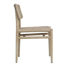 Kailua Gray Outdoor Wicker Dining Chair - Ornate Home