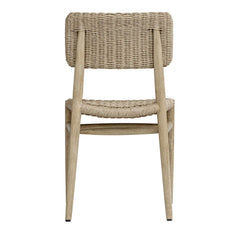 Kailua Gray Outdoor Wicker Dining Chair - Ornate Home
