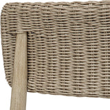 Kailua Gray Outdoor Wicker Dining Chair - Ornate Home