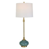 Kaimana Aged Blue Buffet Lamp - Ornate Home
