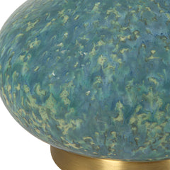 Kaimana Aged Blue Buffet Lamp - Ornate Home