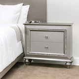 Kaitlyn Champagne Nightstand - Ornate Home