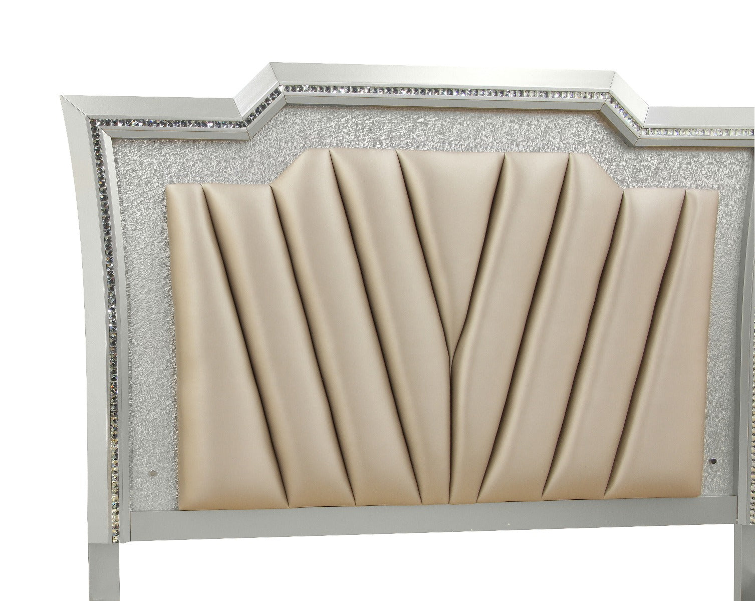 Kaitlyn King Storage Bed in Champagne - Ornate Home